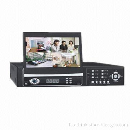 8CH Standalone DVRs with 7-inch Flip TFT Monitor, 8CH Audio, Video Input